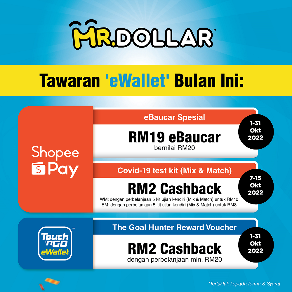 MR.DOLLAR eWallet Promotion Sep 2022