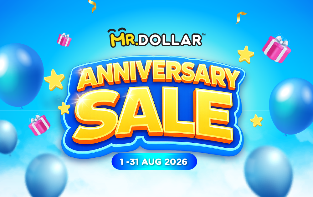 MR.DOLLAR Anniversary Sale 2026